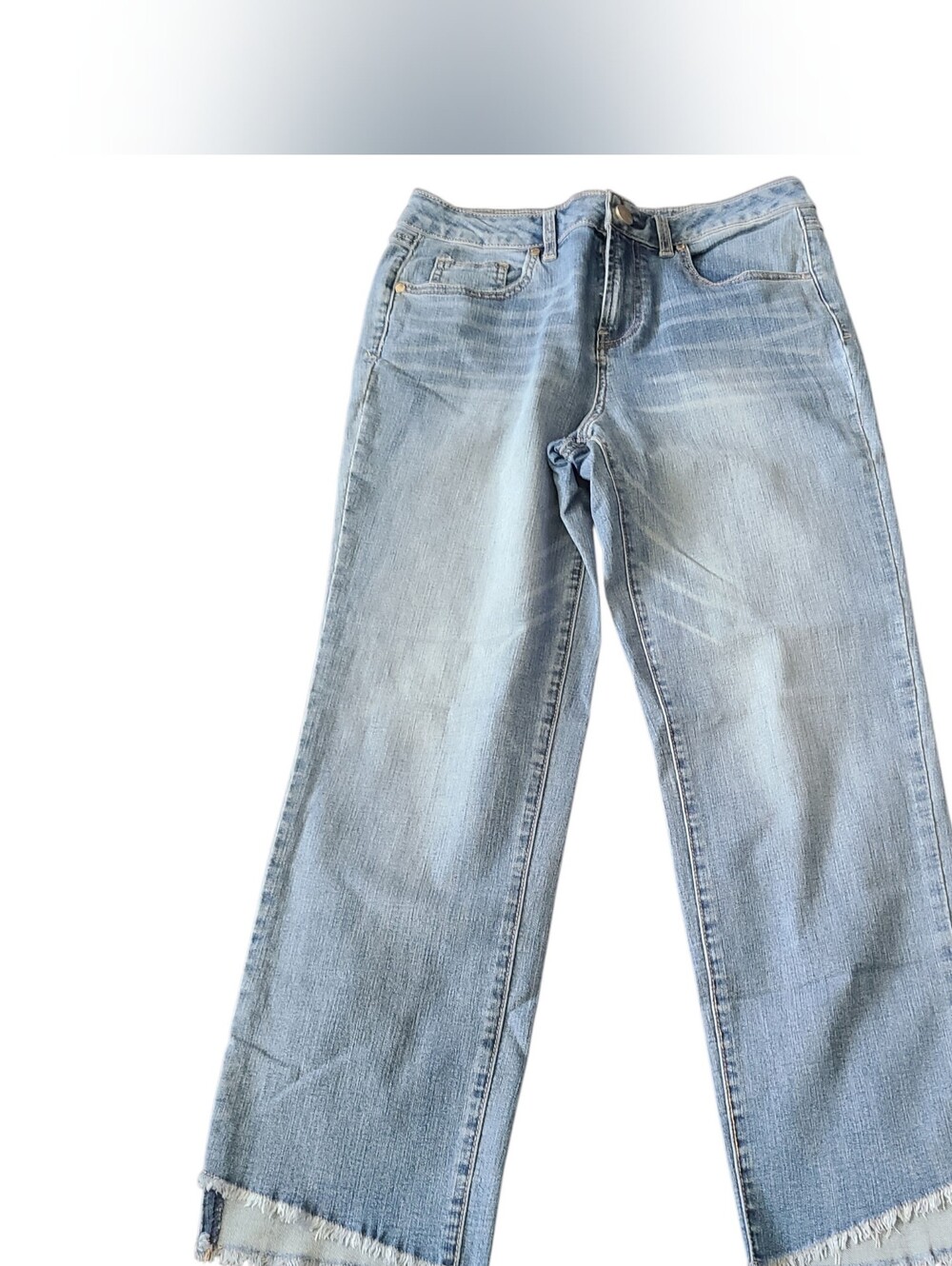 1822 | CROPPED STRAIGHT LEG JEANS | SIZE 8 - Picture 2 of 12